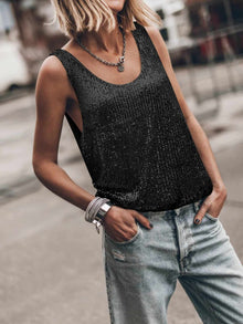 Fashion Everything With Sassy Sequin Tank