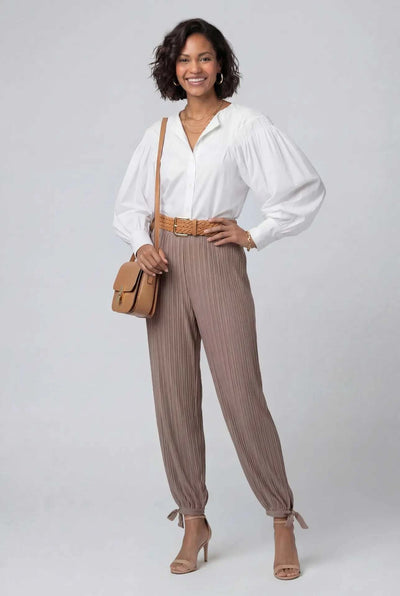 Dress Up With Pleated Harem Pants