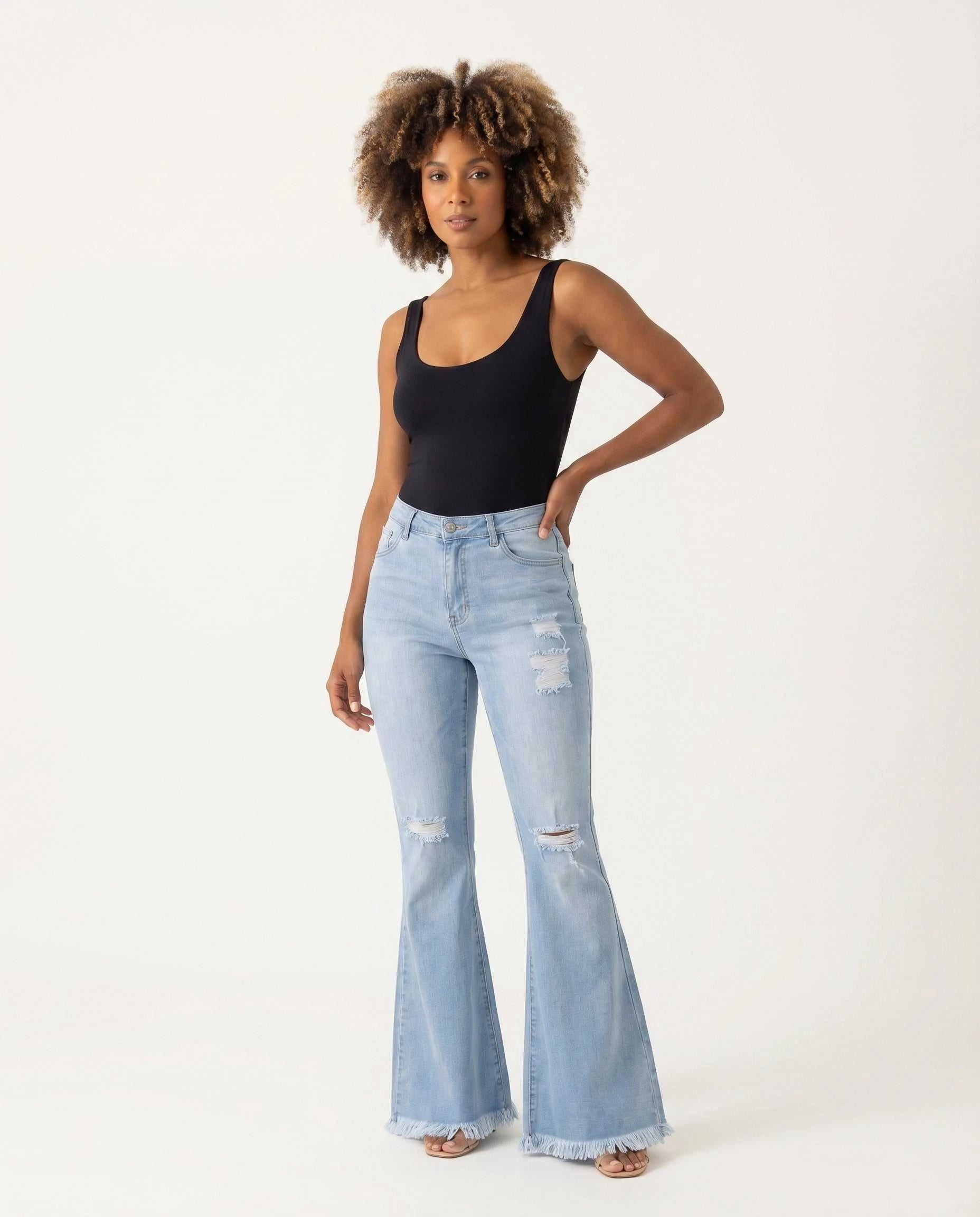 Denim with Flare & Fringe