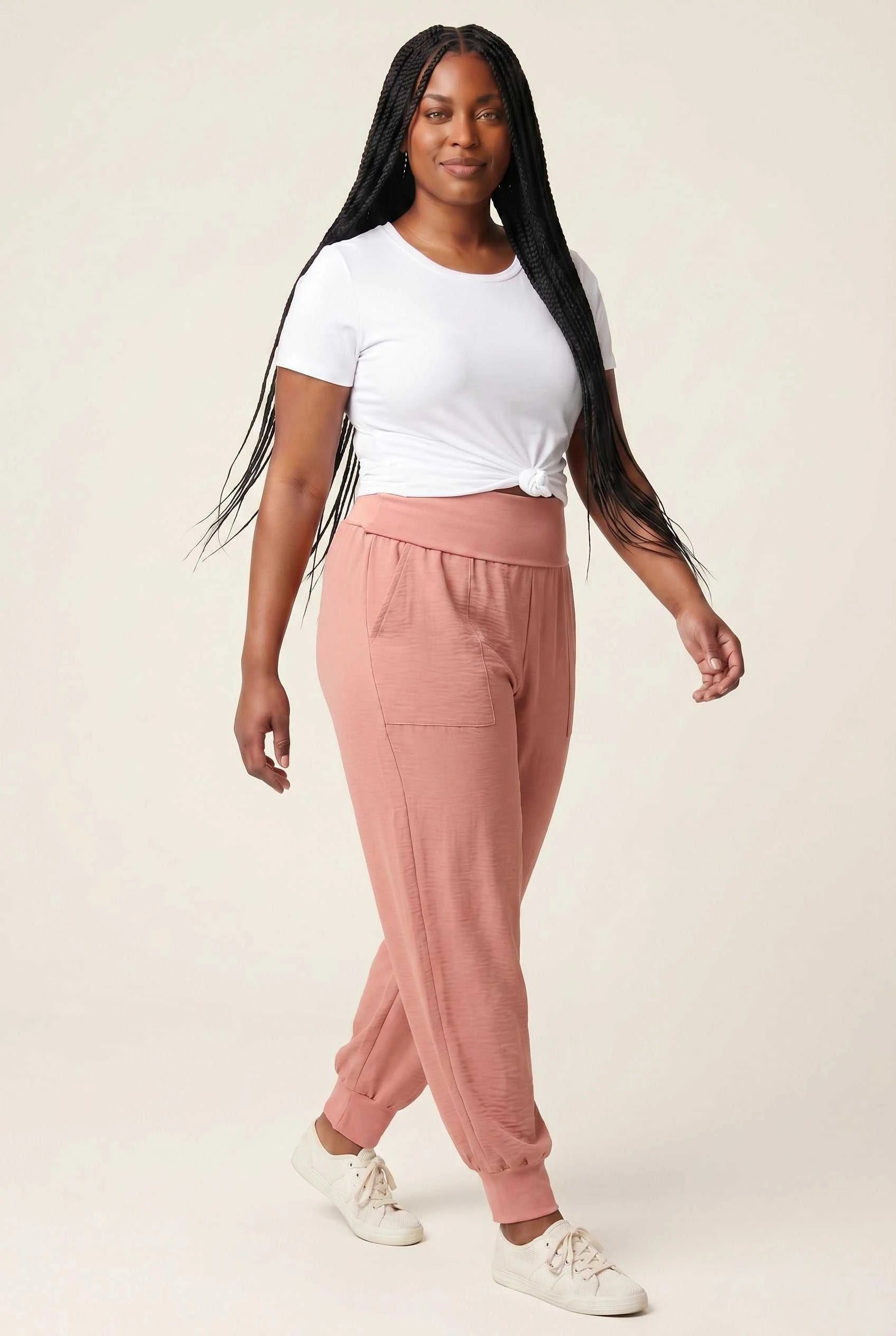 Pink Or Black Athleisure Pants