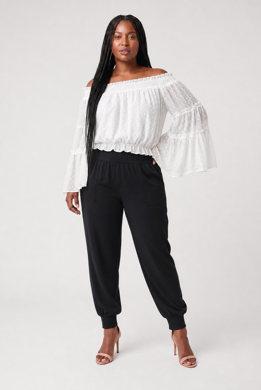 Pink Or Black Athleisure Pants