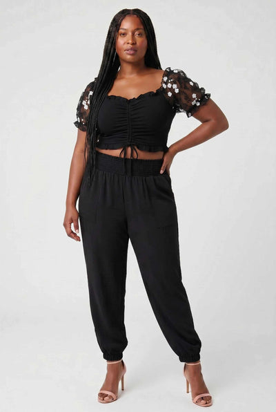 Pink Or Black Athleisure Pants