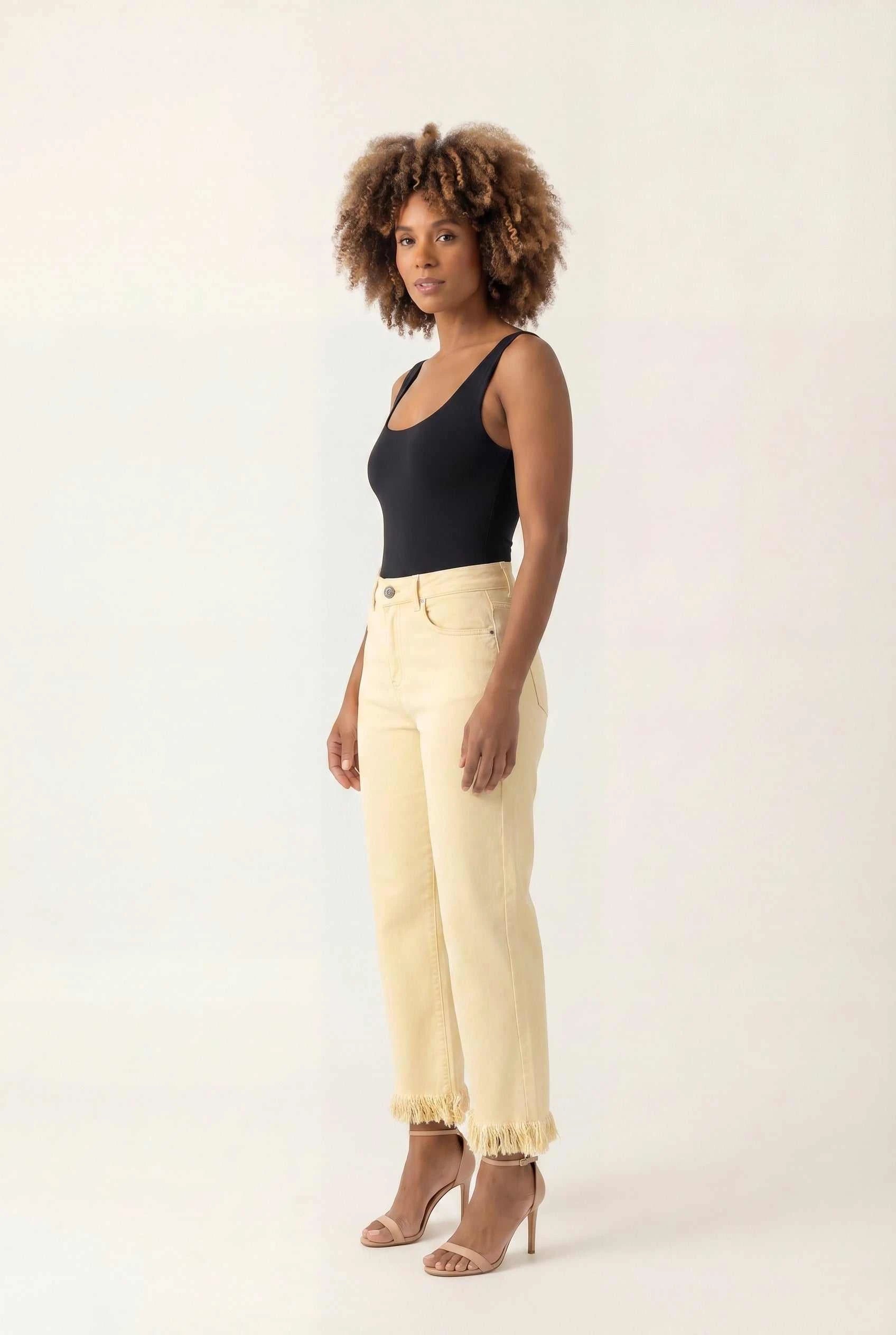 Mocha Golden Denim Pants