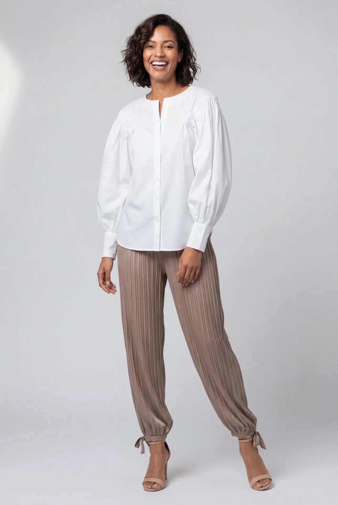 Dress Up With Pleated Harem Pants