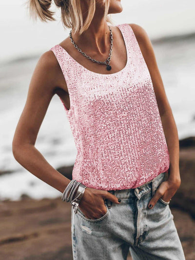 Fashion Everything With Sassy Sequin Tank