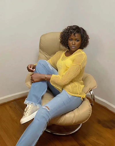 Mellow In Yellow Sweater