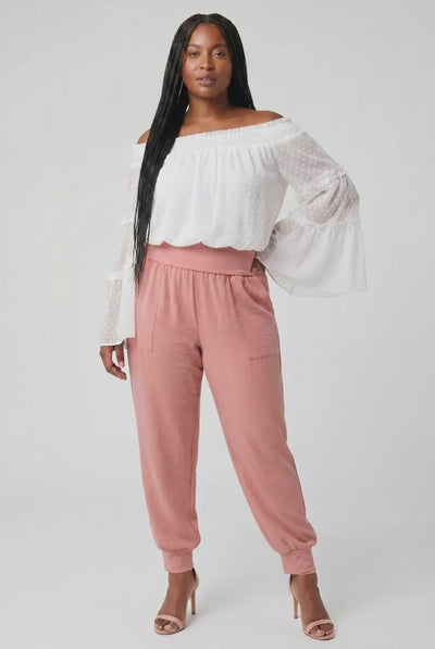 Pink Or Black Athleisure Pants