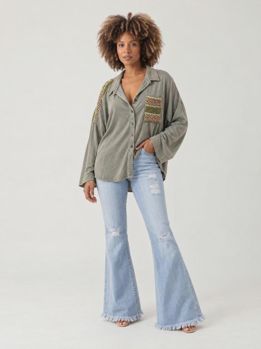 zara-sage-shirt-flare-jeans-quarter-turn