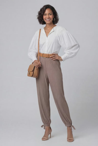 Dress Up With Pleated Harem Pants
